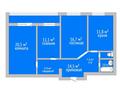 3-комнатная квартира, 82.3 м², 2/6 этаж, Автомобильная 18А за 37 млн 〒 в Костанае — фото 2