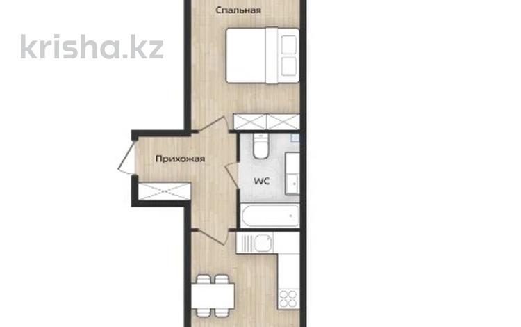 2-комнатная квартира · 46 м² · 3/4 этаж, Аубакирова 35/525 за 18.5 млн ₸ в  — фото 2