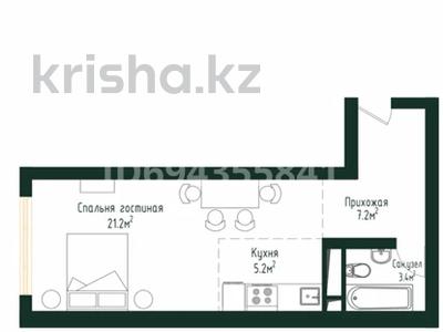 1-комнатная квартира, 37.7 м², 2/13 этаж, Журавлева 26 за 29.8 млн 〒 в Алматы, Бостандыкский р-н