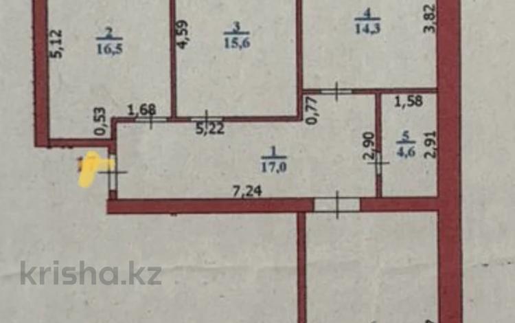 3-комнатная квартира · 104 м² · 5/5 этаж, Громова 15 за 26 млн ₸ в Уральске — фото 2