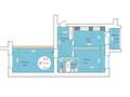 2-бөлмелі пәтер · 66.47 м² · 6/9 қабат, Сейфуллина 65, бағасы: 37.5 млн ₸ в Кокшетау — фото 8