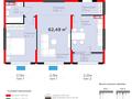 2-бөлмелі пәтер · 62.58 м² · 6/9 қабат, Райымбека 219Б — БЕЗ КОМИССИИ! ДЕЙСТВУЕТ СКИДКА! УСПЕЙТЕ ПРИОБРЕСТИ СО СКИДКОЙ, бағасы: ~ 55 млн ₸ в Алматы, Жетысуский р-н