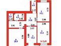 3-комнатная квартира · 91 м² · 6/11 этаж, Кюйши Дины 24 за 35.5 млн ₸ в Астане, Алматы р-н