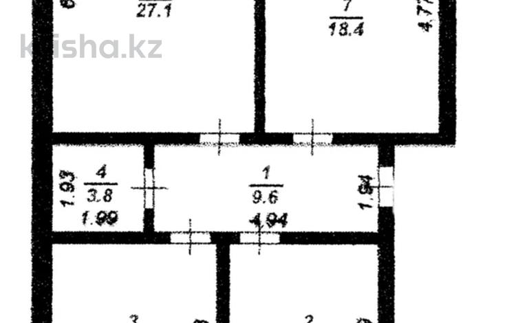 3-бөлмелі пәтер · 87.1 м² · 2/3 қабат, Халменов 33А, бағасы: 36 млн ₸ в Шымкенте, Туран р-н — фото 2