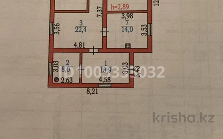 Отдельный дом · 3 комнаты · 130 м² · 10 сот., 166 31 — 7 ауыл (Аружан магазин артқы жағы) за 25 млн 〒 в Кульсары — фото 12