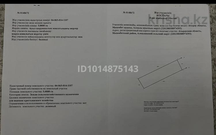 Жер телімі · 5 га, Атырау, бағасы: 16 млн ₸ — фото 3