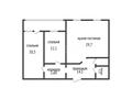 3-комнатная квартира · 82.3 м² · 6/6 этаж, Садовая за 33 млн ₸ в Костанае — фото 2