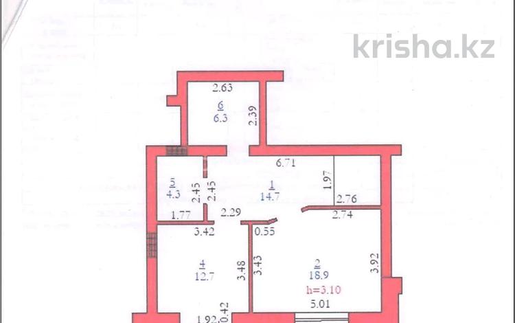 3-бөлмелі пәтер · 113 м² · 5/6 қабат, мкр. Алтын орда 341Б — проспект Алаш Орда, бағасы: 33 млн ₸ в Актобе — фото 2