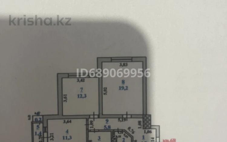 2-комнатная квартира, 63 м², Туран2 58 за 25 млн 〒 в Шымкенте, Туран р-н — фото 2