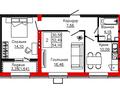 2-бөлмелі пәтер · 54.16 м², Айтматова 19, бағасы: ~ 27.4 млн ₸ в Астане, Нура р-н — фото 3