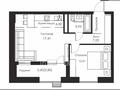 2-комнатная квартира · 50 м² · 4/9 этаж, Хусейн Бен Талал 30 за 35.5 млн ₸ в Астане, Есильский р-н — фото 9