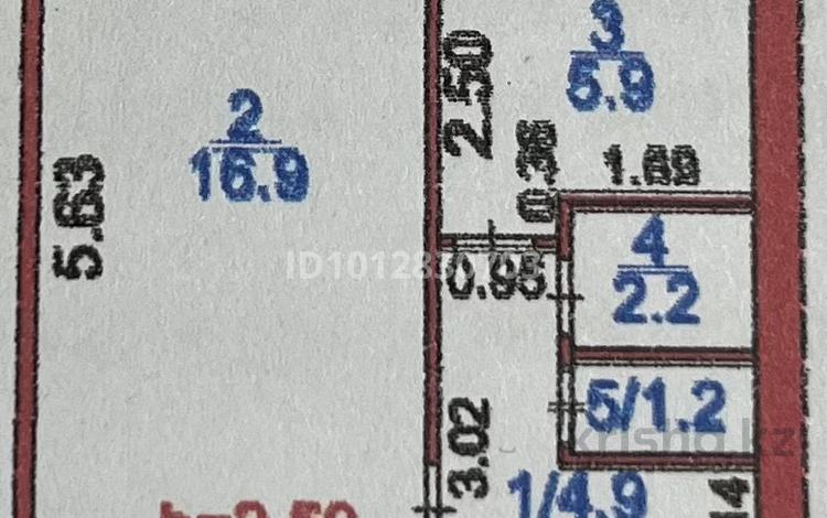 1-бөлмелі пәтер · 31 м² · 8 қабат, мкр Юго-Восток, 28й микрорайон 25, бағасы: 11 млн ₸ в Караганде, Казыбек би р-н — фото 2