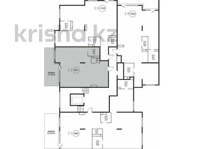 2-комнатная квартира · 85 м² · 2/3 этаж, Мкр. Мирас — БЕЗ КОМИССИИ за ~ 139.1 млн ₸ в Алматы, Бостандыкский р-н