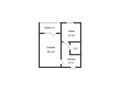 1-бөлмелі пәтер · 45.9 м² · 1/5 қабат, Юбилейный 19, бағасы: 19.8 млн ₸ в Костанае — фото 12