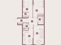 3-бөлмелі пәтер · 85.8 м² · 3/6 қабат, Мкрн. Шугыла 50 — Уч. кв. 273, уч. 50, бағасы: 42.4 млн ₸ в Абае — фото 2