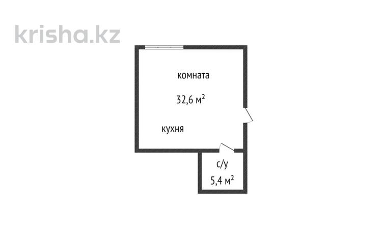 1-бөлмелі пәтер, 37.9 м², 1/3 қабат, Пахомова 14, бағасы: ~ 9.9 млн 〒 в Усть-Каменогорске — фото 2