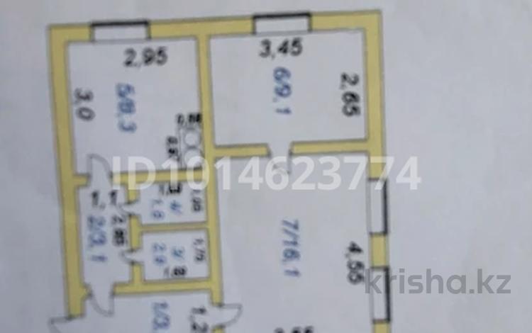 2-комнатная квартира · 44.9 м² · 2/2 этаж, Ташенова — Рядом жд вокзал5 за 7 млн ₸ в Анар — фото 2