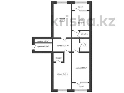 3-бөлмелі пәтер, 114.08 м², 2/7 қабат, 33-й мкр 13, бағасы: ~ 27.4 млн 〒 в Актау, 33-й мкр