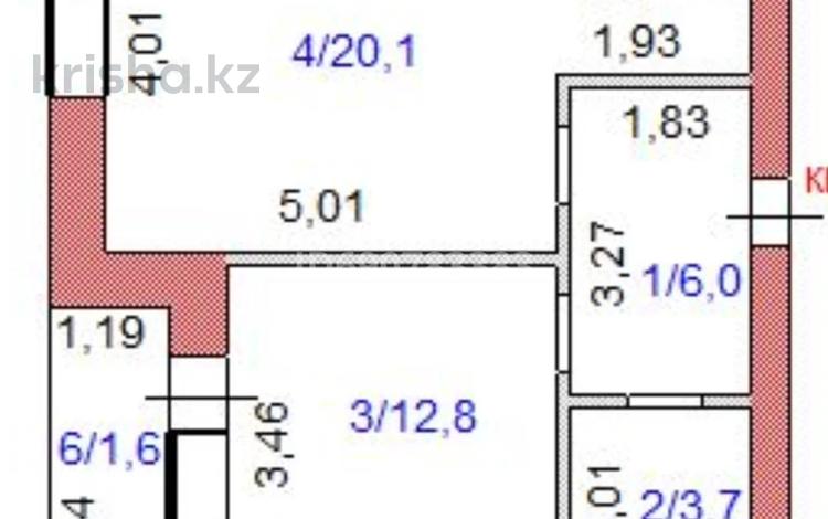 2-комнатная квартира, 48.5 м², 3/5 этаж, Ахмета Байтурсынова 78