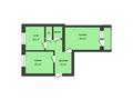 2-бөлмелі пәтер · 65.7 м² · 1/5 қабат, Юбилейный 26, бағасы: ~ 27 млн ₸ в Костанае — фото 3