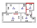 2-бөлмелі пәтер · 51 м² · 2/12 қабат, Бухар жырау 32/1 — Мәнгілік ел - Бұхар жырау, бағасы: 41.5 млн ₸ в Астане, Есильский р-н — фото 20
