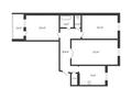 3-бөлмелі пәтер · 68.5 м² · 1/9 қабат, Малайсары батыра 8, бағасы: 24 млн ₸ в Павлодаре — фото 18