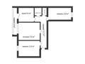 3-комнатная квартира · 74 м² · 5/5 этаж, Габдуллина 109 — Apt. 1 за 22.5 млн ₸ в Кокшетау — фото 6