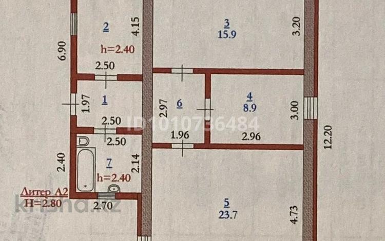 Жеке үй · 3 бөлме · 80 м² · 5.25 жүзд., Пер.Ярославский 6 — БСМП, бағасы: 26 млн ₸ в Актобе — фото 2