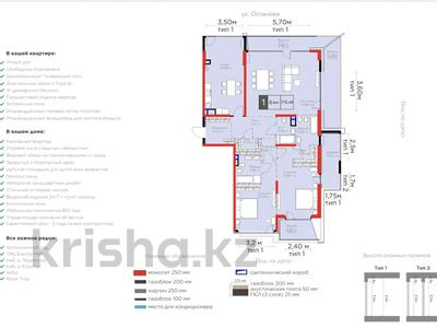 Часть дома · 3 комнаты · 173 м² · 1 сот., Оспанова 85 за ~ 281.9 млн ₸ в Алматы, Медеуский р-н