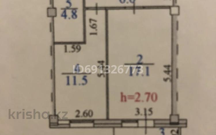 1-комнатная квартира, 40.4 м², 5/9 этаж, Асыл Арман 16 за 15.5 млн 〒 в Иргелях — фото 2