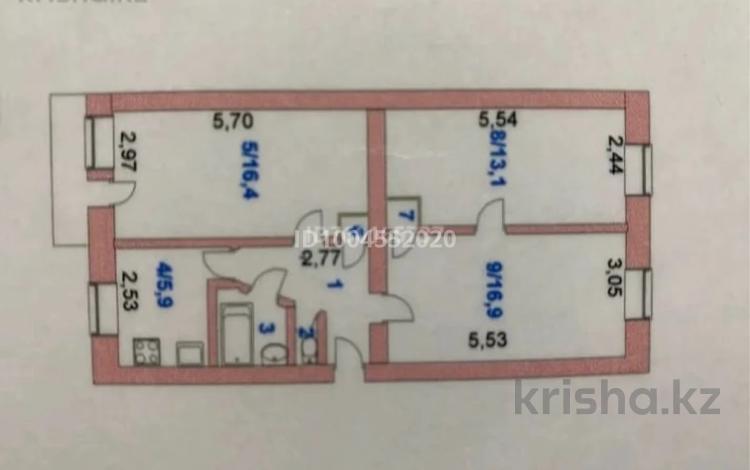 3-бөлмелі пәтер · 61 м² · 5/5 қабат, калинина 48 — акан сері, бағасы: 15 млн ₸ в Кокшетау — фото 2