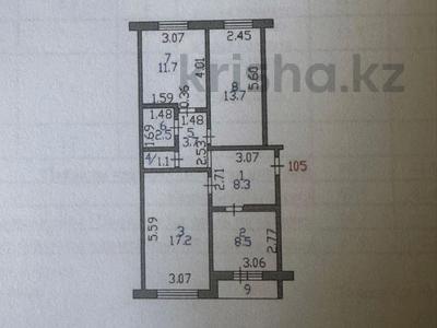 3-комнатная квартира · 70 м² · 1/5 этаж, Шухова 3 за 27.5 млн ₸ в Петропавловске