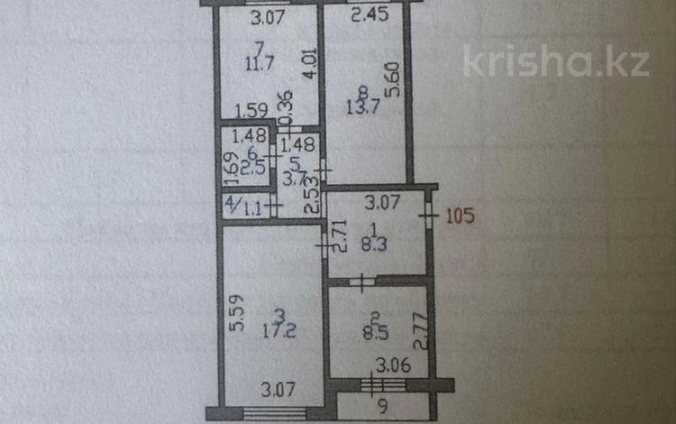 3-комнатная квартира · 70 м² · 1/5 этаж, Шухова 3 за 27.5 млн ₸ в Петропавловске — фото 2