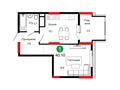 1-комнатная квартира · 40.1 м², Сыганак 26/2 за ~ 42.3 млн 〒 в Астане, Нура р-н — фото 3