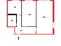 2-комнатная квартира · 43 м² · 3/5 этаж, ул. Абая за 6.8 млн ₸ в Темиртау