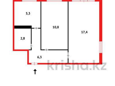 2-комнатная квартира · 43 м² · 3/5 этаж, ул. Абая за 6.8 млн ₸ в Темиртау