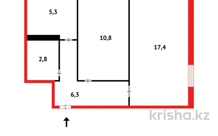 2-комнатная квартира · 43 м² · 3/5 этаж, ул. Абая за 6.8 млн ₸ в Темиртау — фото 2