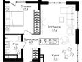 2-бөлмелі пәтер · 48.2 м² · 3 қабат, Нұрсәт ш/а, Аргынбекова — Байтерекова, бағасы: 27 млн ₸ в Шымкенте, Каратауский р-н — фото 11