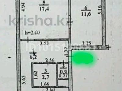 2-комнатная квартира · 47.8 м² · 4/5 этаж, 10 микрорайон 9 — 10 микрорайон за 15.5 млн ₸ в Аксае