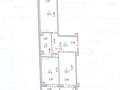 2-комнатная квартира, 66 м², 2/19 этаж, Кабанбай-батыра за 24.5 млн 〒 в Астане, Есильский р-н