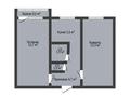 2-бөлмелі пәтер · 45 м² · 2/5 қабат, С. Мауленова 18, бағасы: 18 млн ₸ в Костанае — фото 2