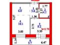 2-комнатная квартира · 36.6 м² · 7/9 этаж, Култегин 2 — Школа Бином за 23.9 млн ₸ в Астане, Нура р-н