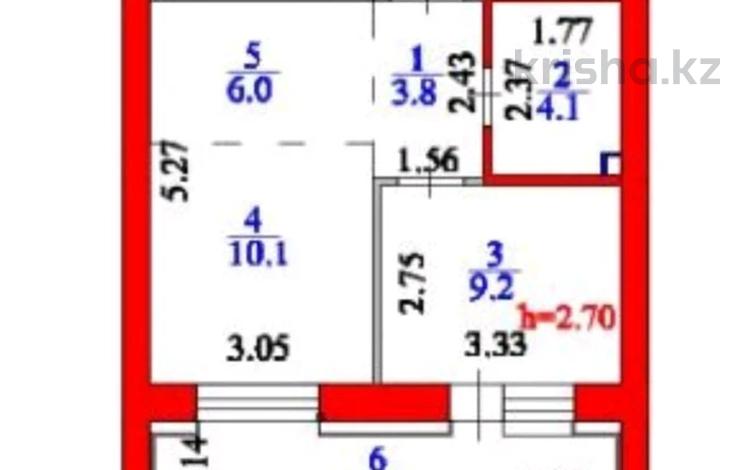 2-комнатная квартира · 36.6 м² · 7/9 этаж, Култегин 2 — Школа Бином за 23.9 млн ₸ в Астане, Нура р-н — фото 48