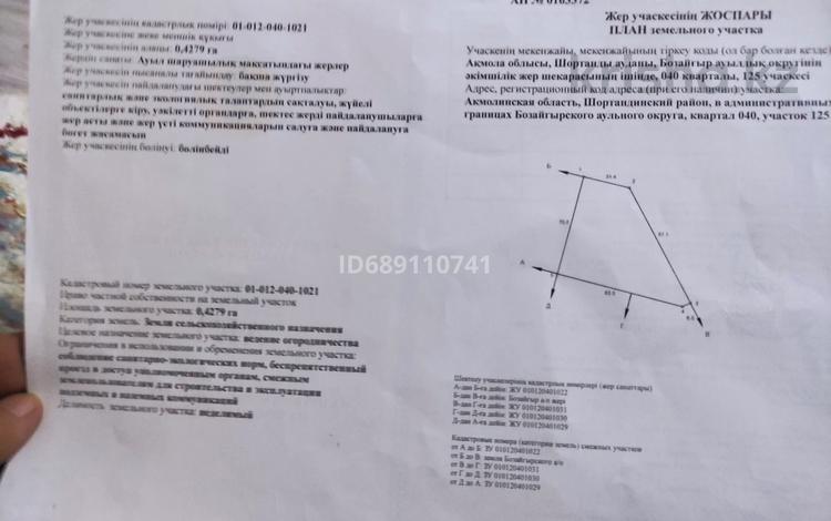 Участок 80 соток, Квартал 040 125 — Авторынок Астана за 4 млн 〒 в  — фото 2