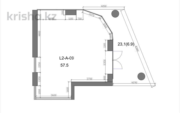 Магазины и бутики, общепит · 80 м² за 1.6 млн ₸ в Алматы — фото 2