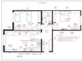 2-комнатная квартира · 80 м² · 7/13 этаж, Просп. Назарбаева 28Ак7 за 76 млн ₸ в Алматы, Жетысуский р-н — фото 3