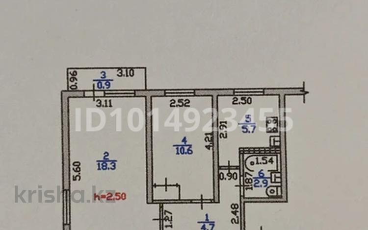 2-комнатная квартира · 43.1 м² · 3/4 этаж, мкр Айнабулак-2 76 за 27.5 млн ₸ в Алматы, Жетысуский р-н — фото 2