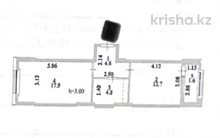 1-бөлмелі пәтер · 41.6 м² · 5/12 қабат, Молдагалиев 13, бағасы: 28 млн ₸ в Астане, Нура р-н — фото 5
