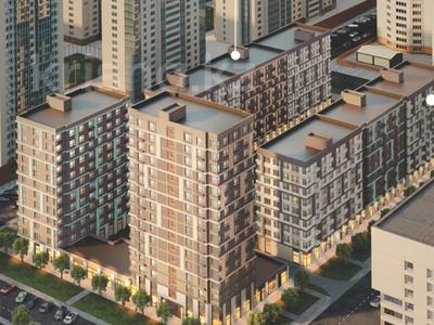 1-комнатная квартира · 36.1 м² · 2 этаж, Р. Кошкарбаева — К. Куанышбаева за ~ 27.4 млн ₸ в Астане, Сарайшык р-н