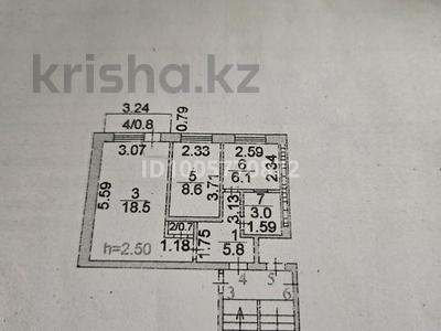 2-комнатная квартира · 42 м², проспект Сатпаева 77 за 8 млн ₸